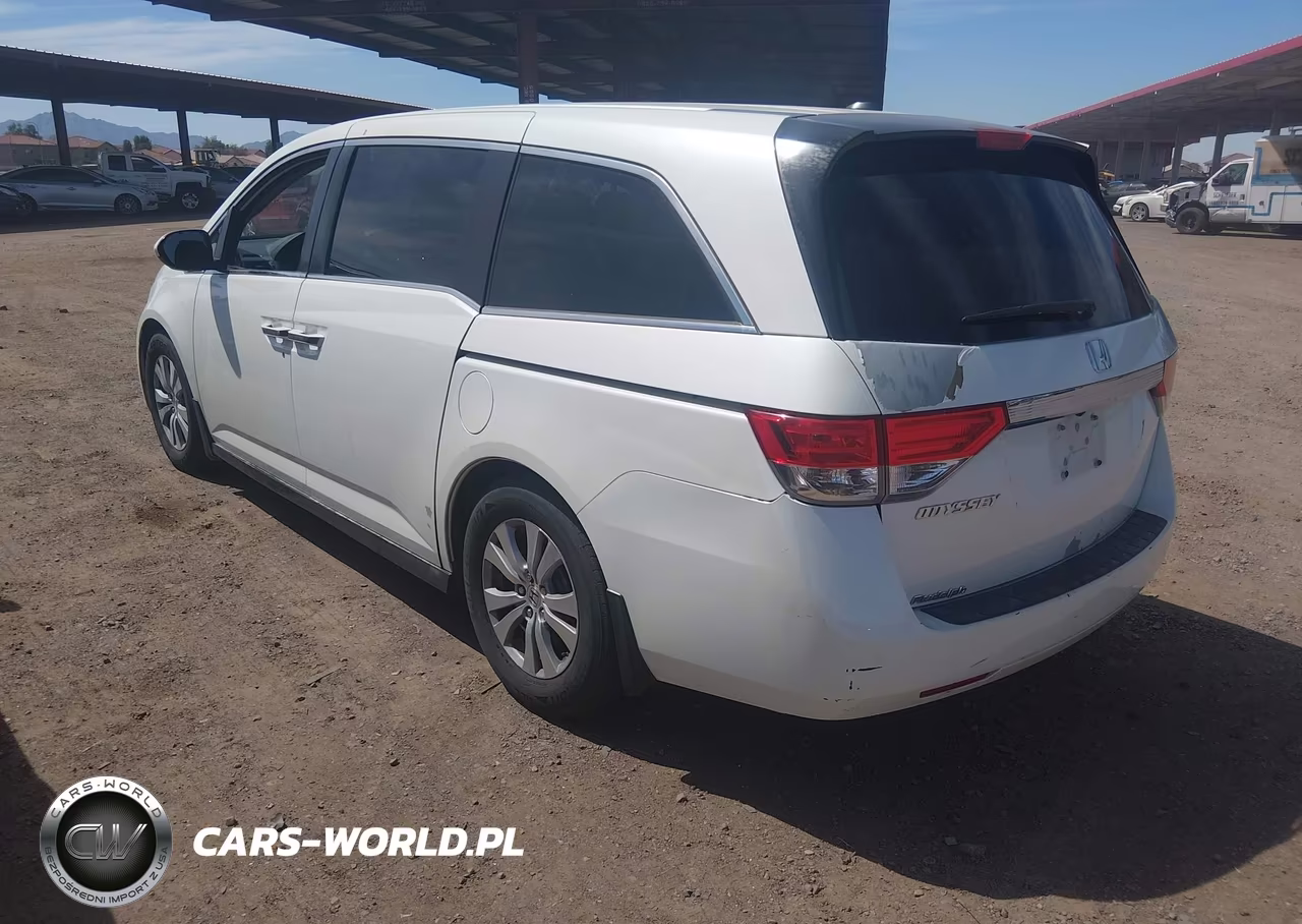 2014 Honda Odyssey Ex-L VIN:5FNRL5H67EB014619 - 3