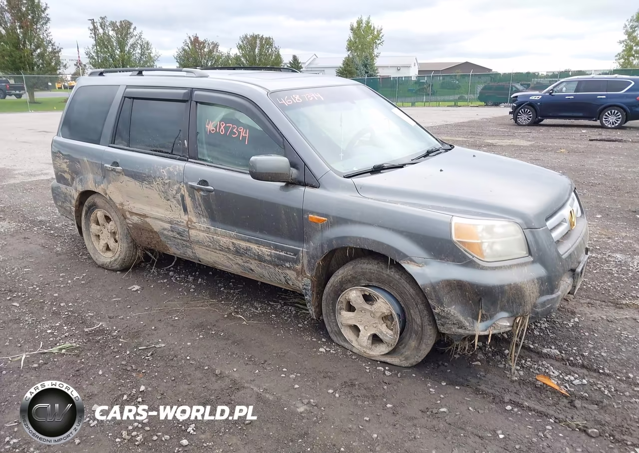 2008 Honda Pilot Ex-L VIN:5FNYF18508B019877 - 1