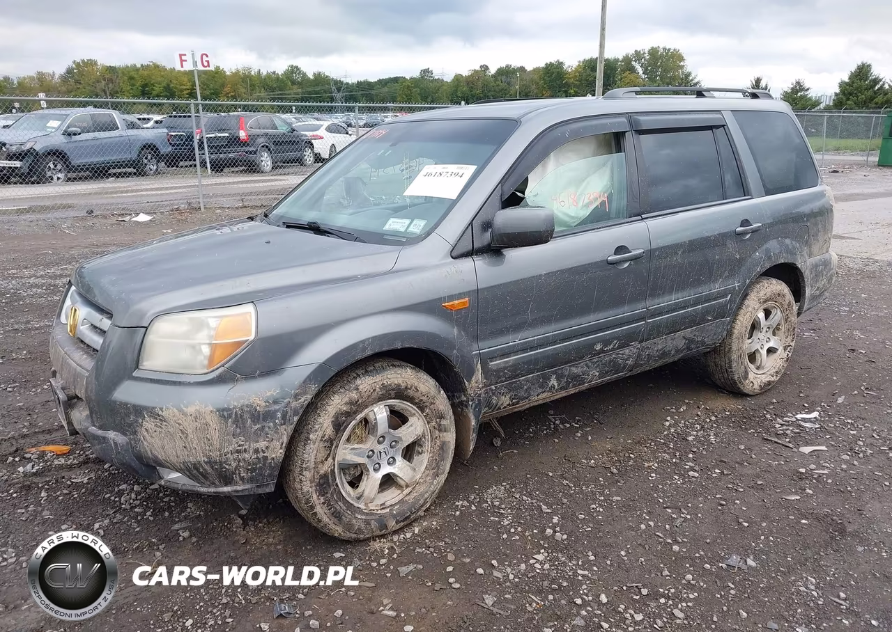 2008 Honda Pilot Ex-L VIN:5FNYF18508B019877 - 2
