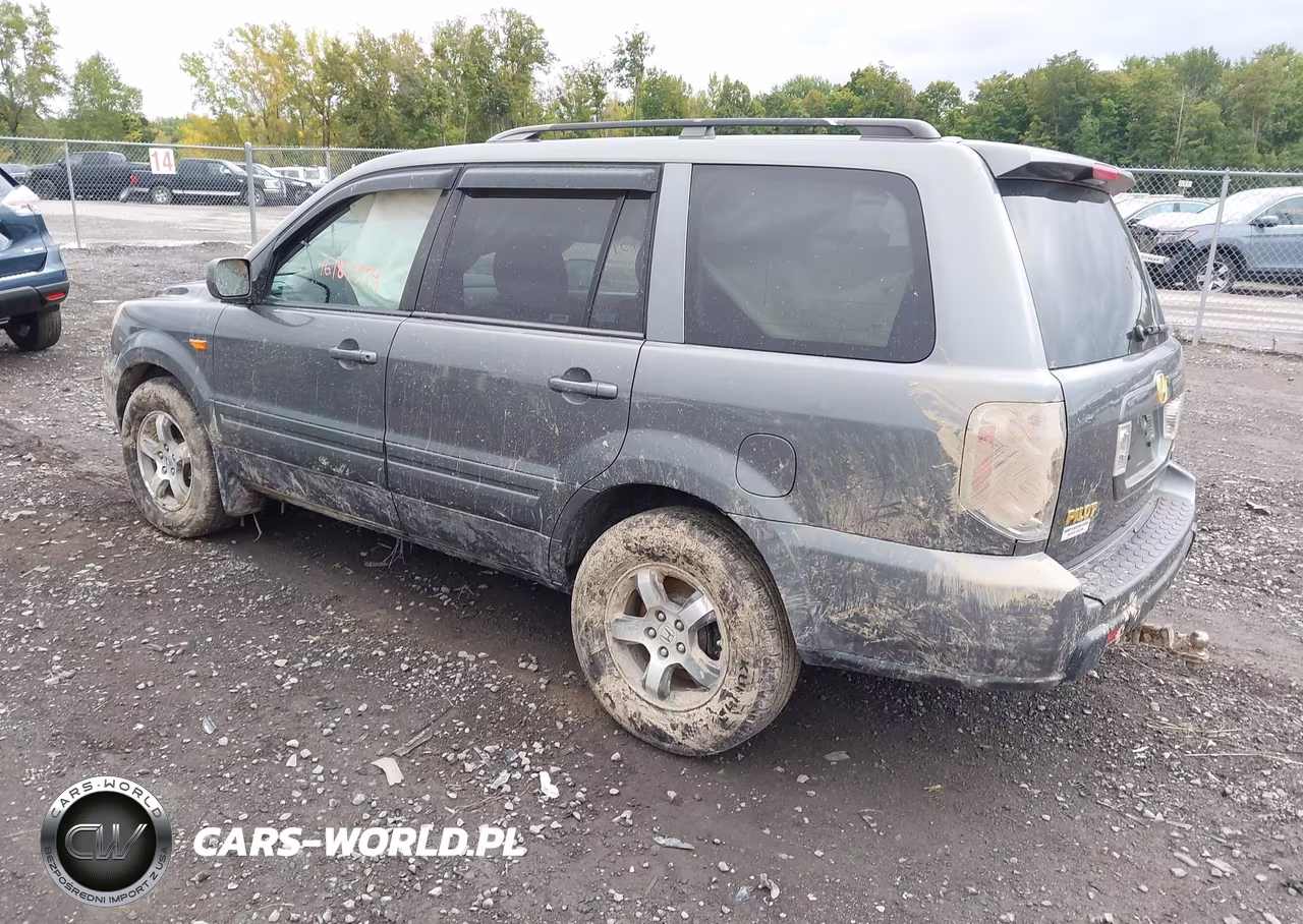 2008 Honda Pilot Ex-L VIN:5FNYF18508B019877 - 3