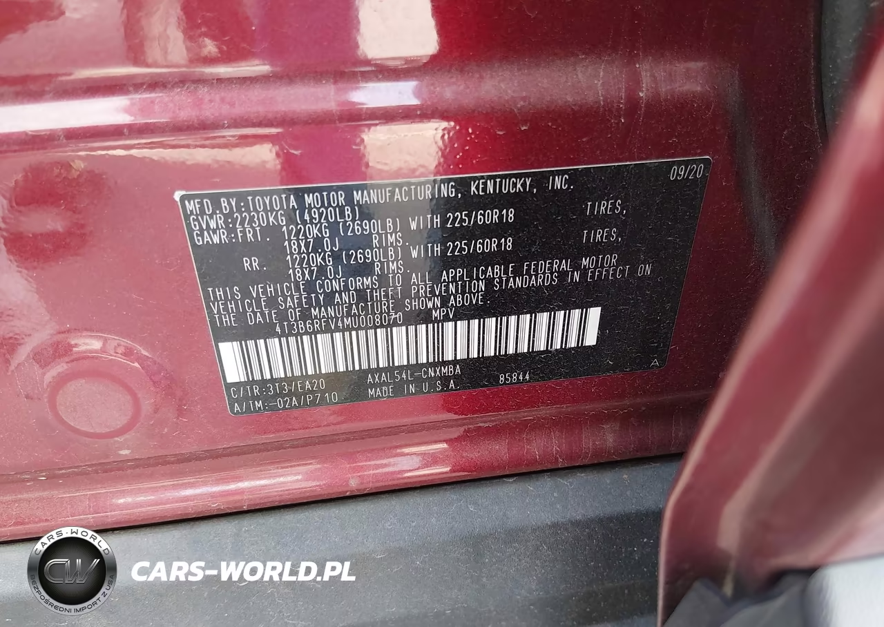 2021 Toyota Rav4 Hybrid Xle Premium VIN:4T3B6RFV4MU008070 - 9