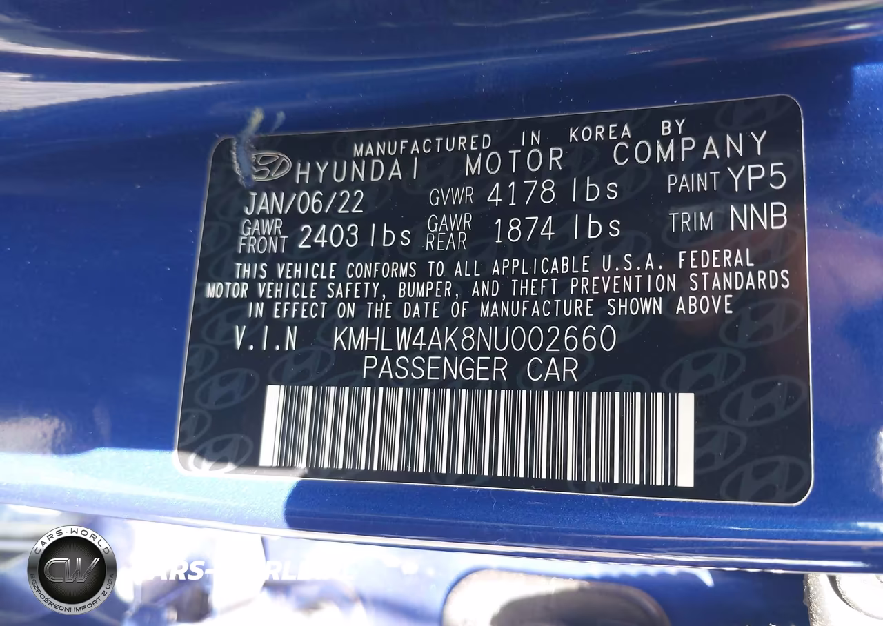 2022 Hyundai Elantra N VIN:KMHLW4AK8NU002660 - 9