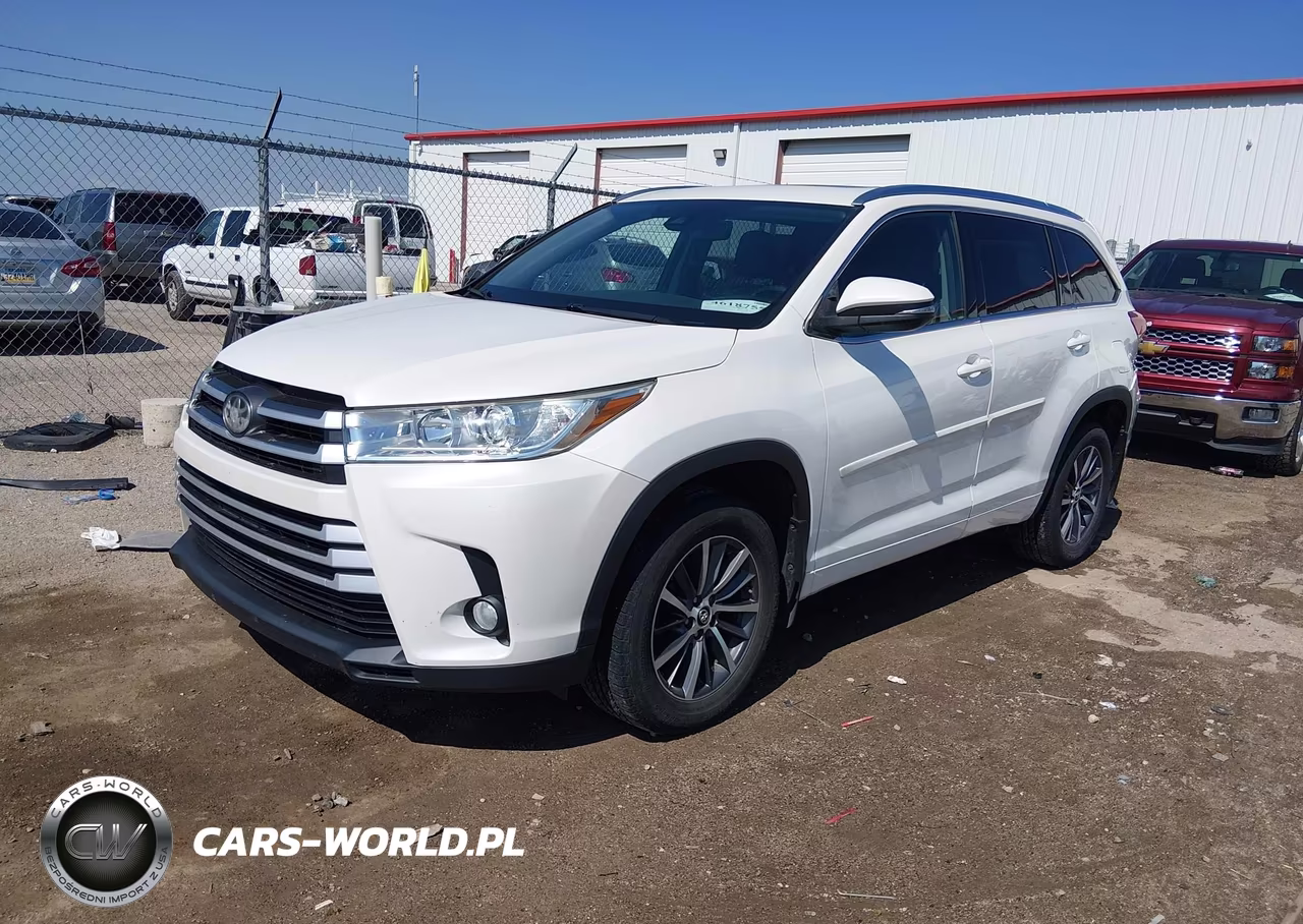 2017 Toyota Highlander Xle VIN:5TDJZRFH2HS392127 - 2