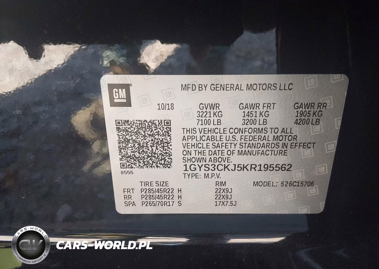 2019 Cadillac Escalade Premium Luxury VIN:1GYS3CKJ5KR195562 - 9