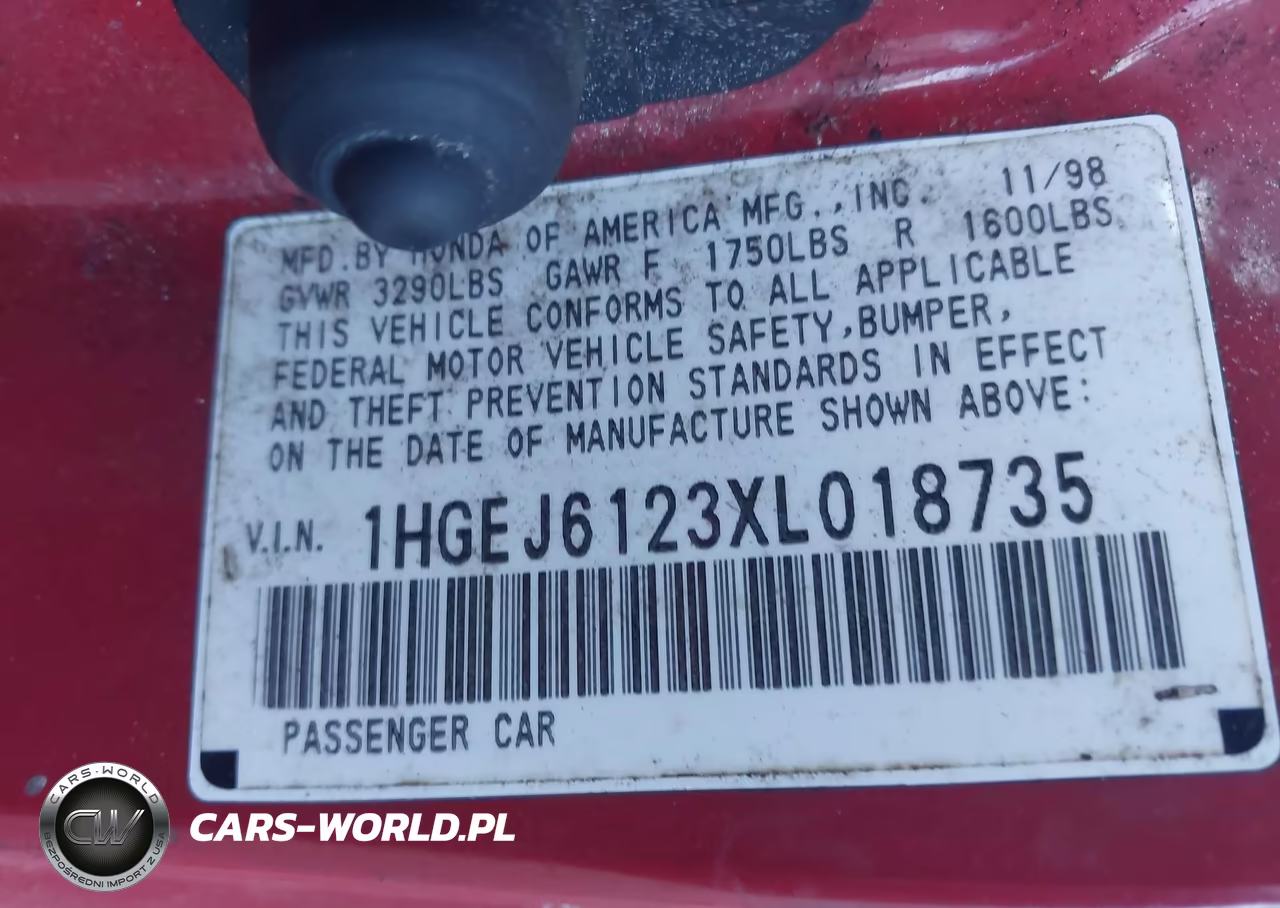 1999 Honda Civic Dx VIN:1HGEJ6123XL018735 - 9