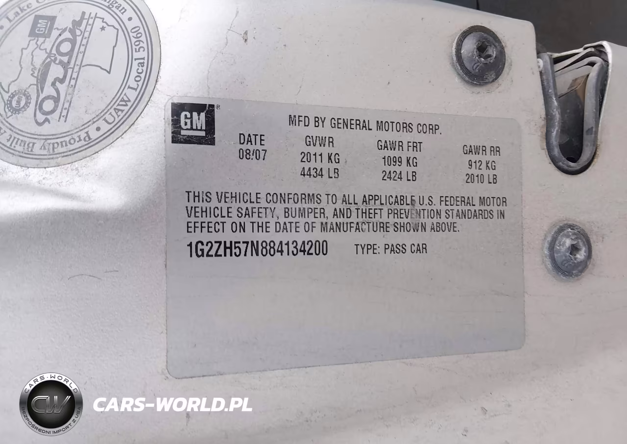 2008 Pontiac G6 Gt VIN:1G2ZH57N884134200 - 9