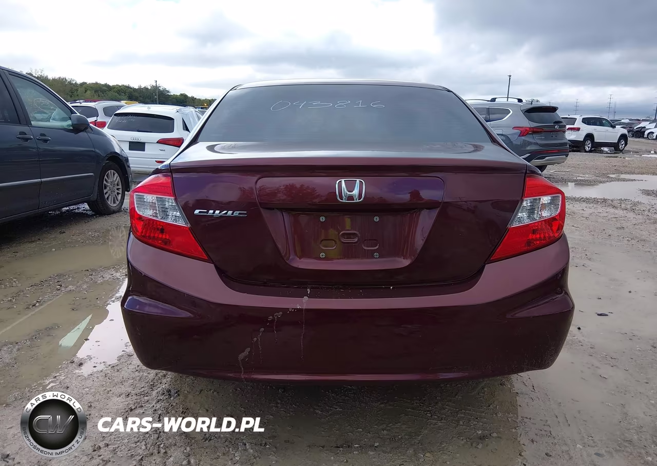 2012 Honda Civic Sdn Lx VIN:19XFB2F59CE043816 - 16