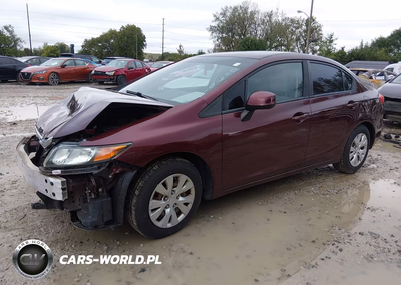 2012 Honda Civic Sdn Lx VIN:19XFB2F59CE043816 - 2