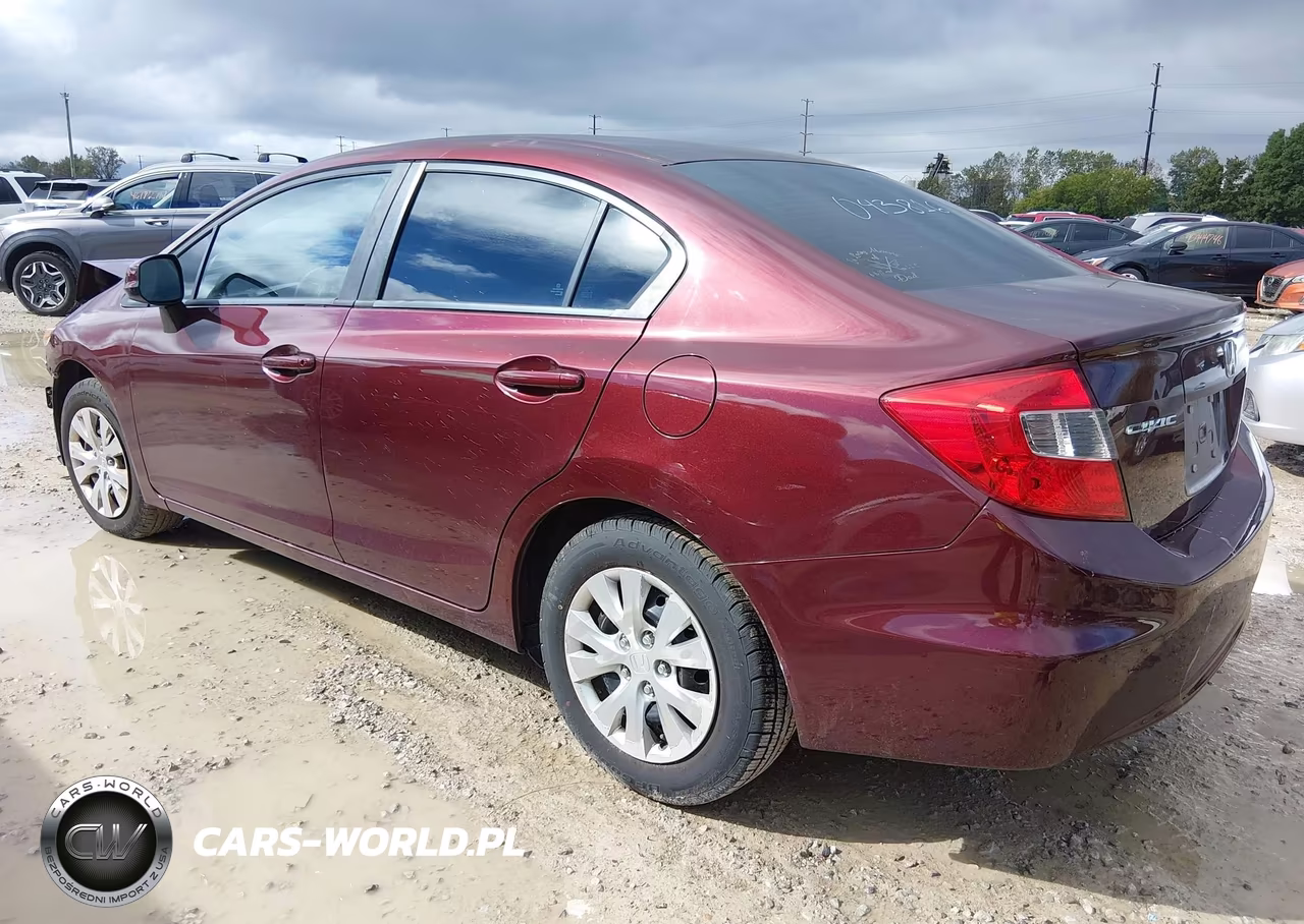 2012 Honda Civic Sdn Lx VIN:19XFB2F59CE043816 - 3