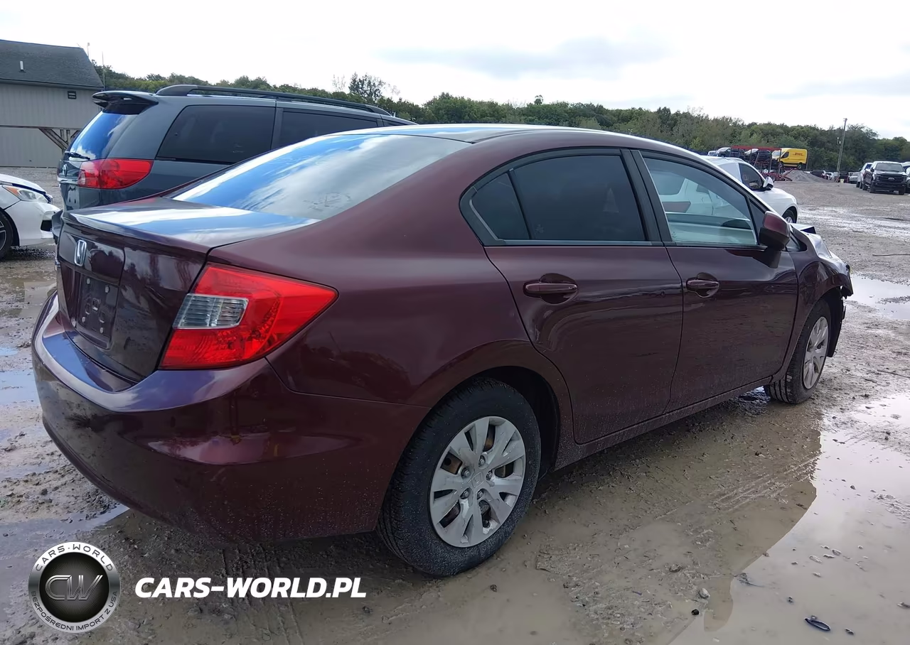 2012 Honda Civic Sdn Lx VIN:19XFB2F59CE043816 - 4