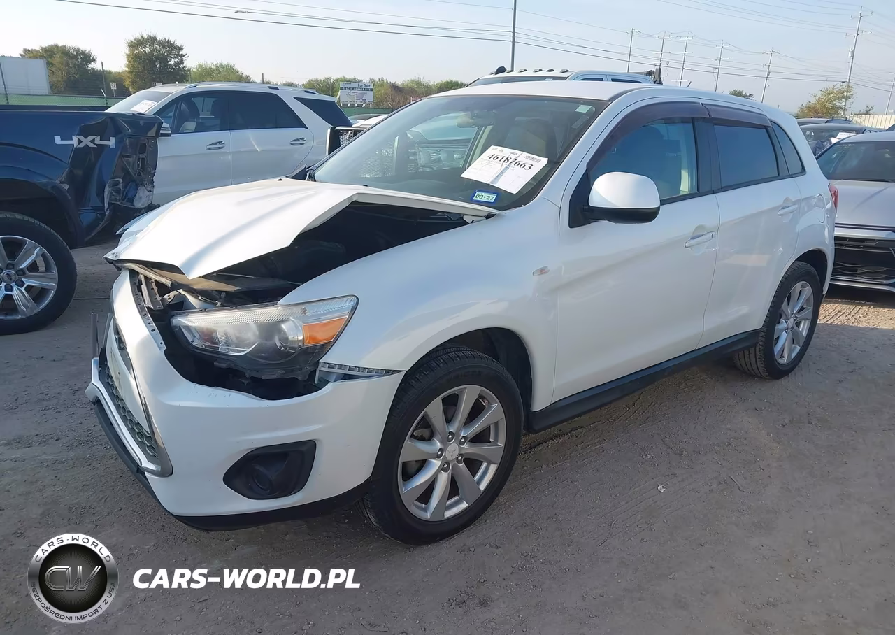 2015 Mitsubishi Outlander Sport Es VIN:4A4AP3AU9FE029987 - 2