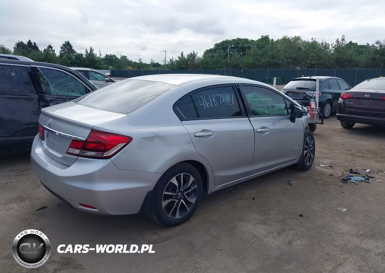 2015 Honda Civic Ex VIN:19XFB2F83FE013113 - 4