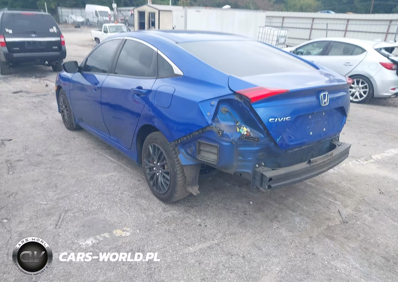 2017 Honda Civic Lx VIN:19XFC2F55HE002491 - 3