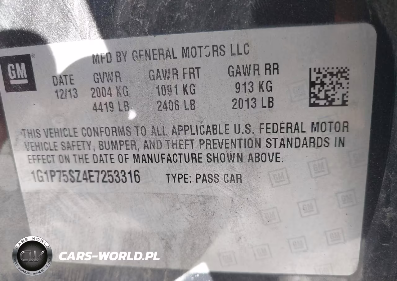 2014 Chevrolet Cruze Diesel VIN:1G1P75SZ4E7253316 - 9