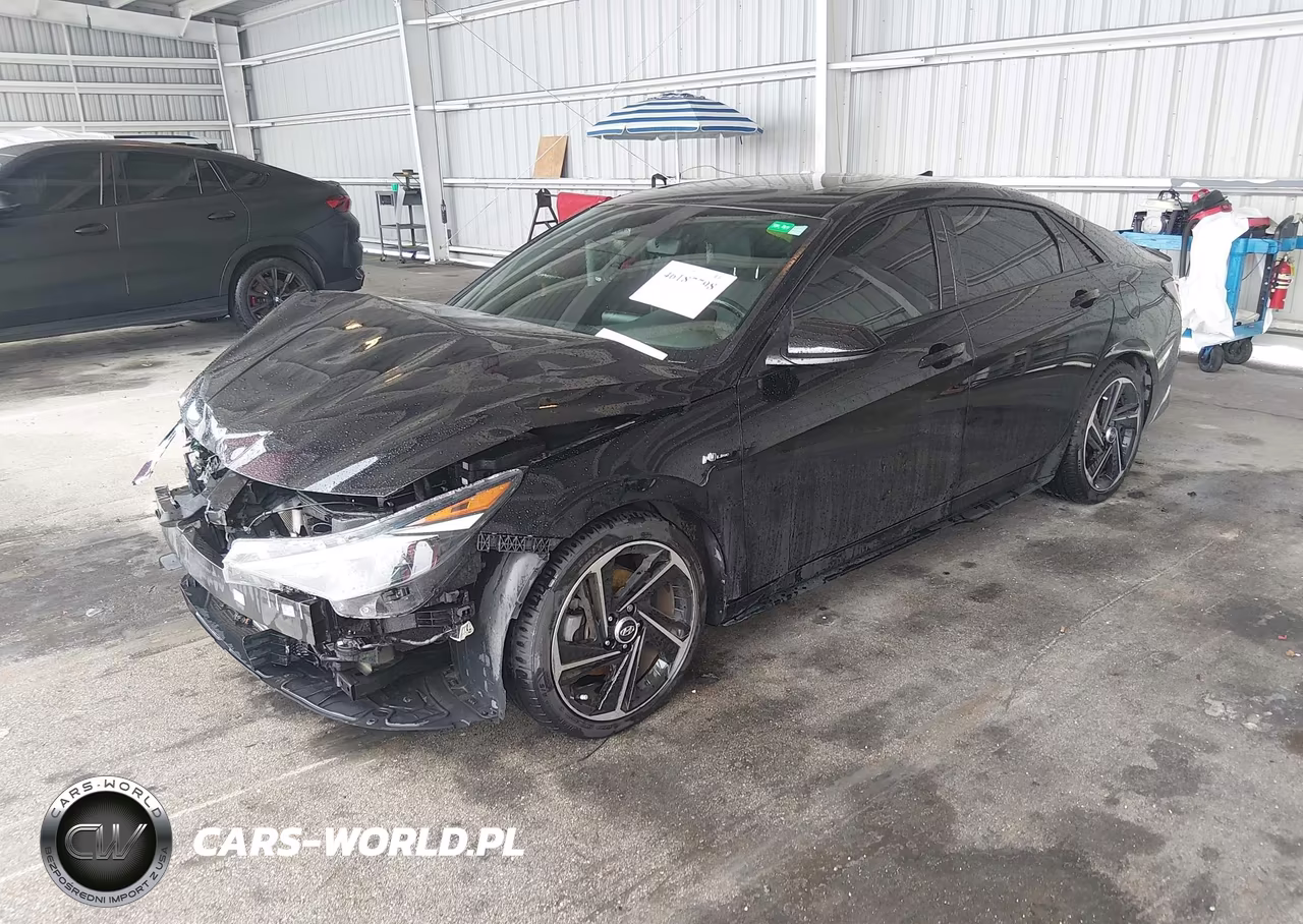 2022 Hyundai Elantra N Line VIN:KMHLR4AF0NU266952 - 2