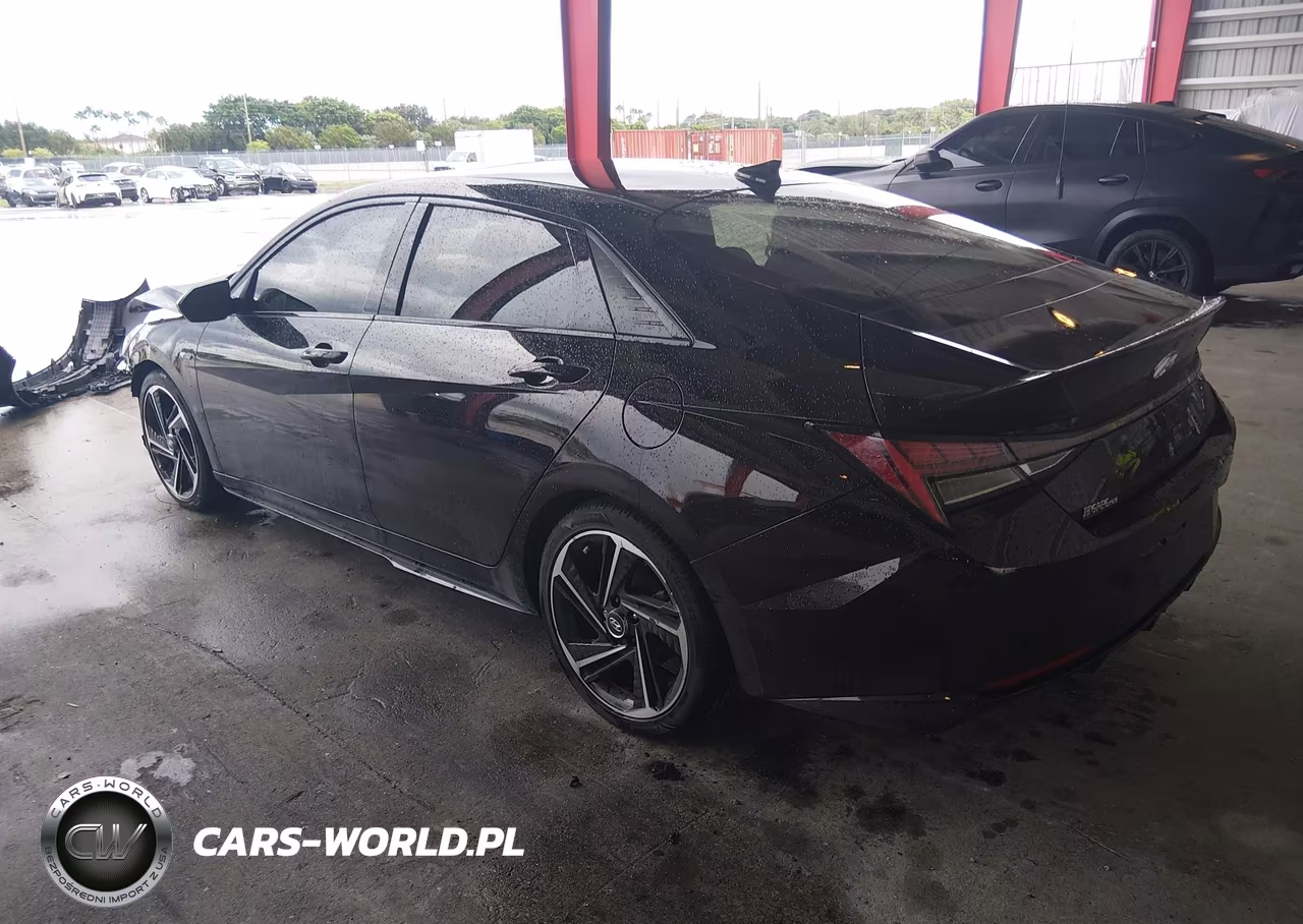 2022 Hyundai Elantra N Line VIN:KMHLR4AF0NU266952 - 3