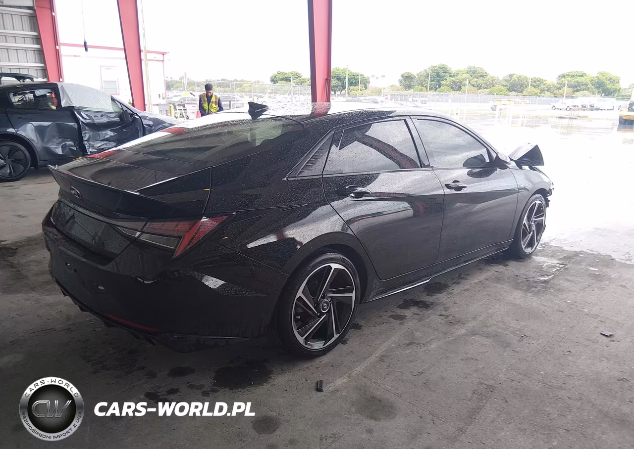 2022 Hyundai Elantra N Line VIN:KMHLR4AF0NU266952 - 4