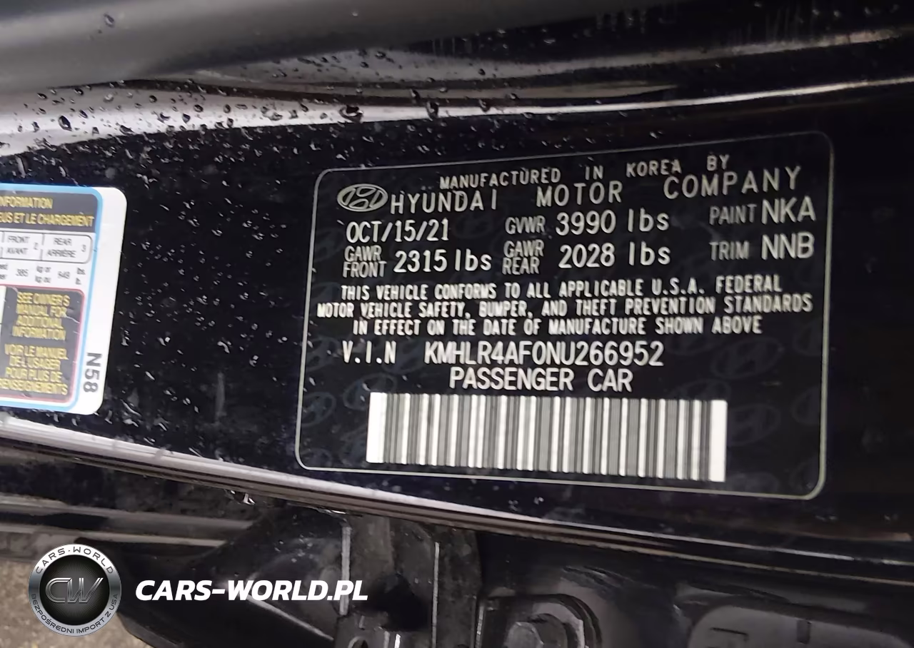 2022 Hyundai Elantra N Line VIN:KMHLR4AF0NU266952 - 9