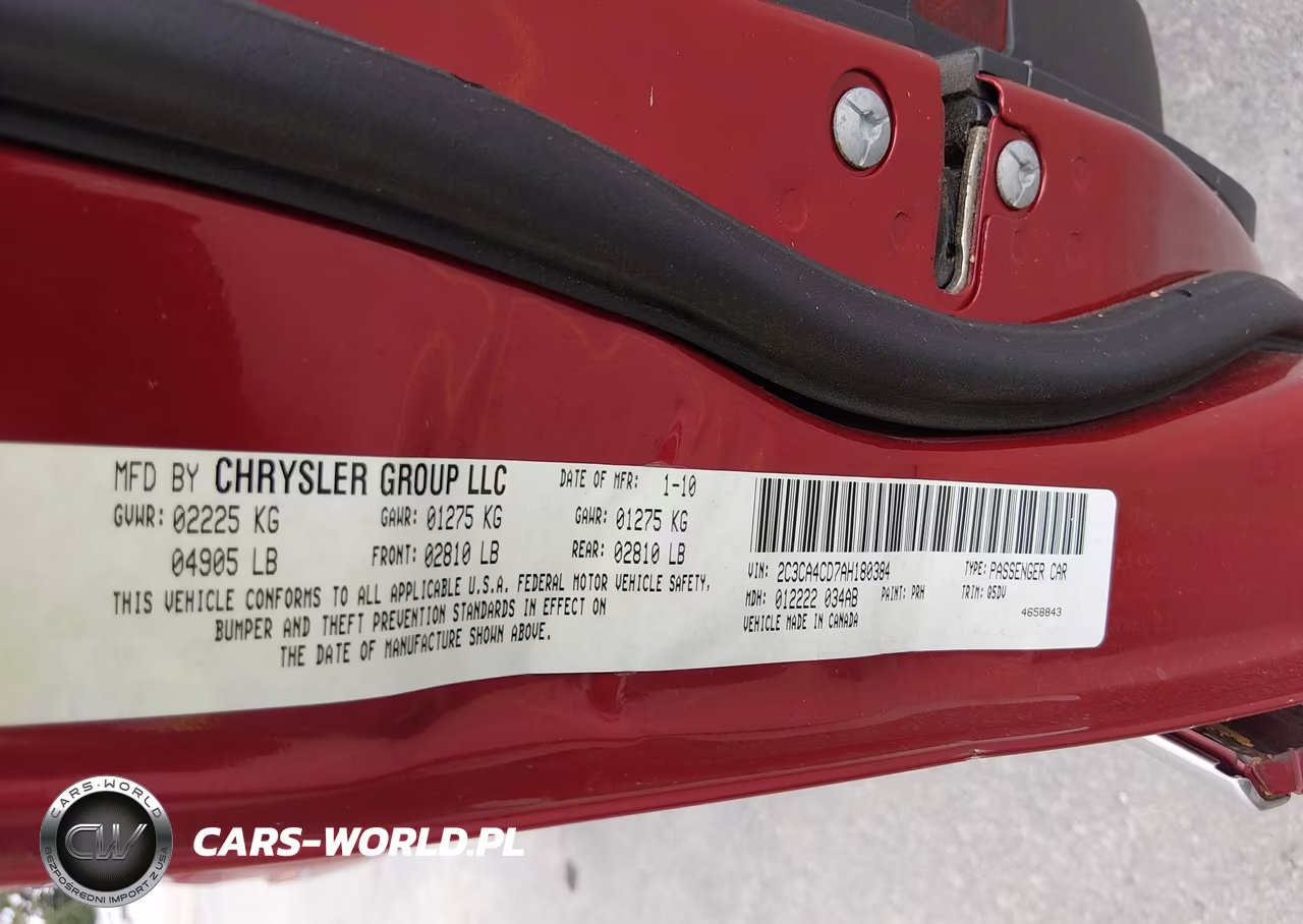 2010 Chrysler 300 Touring VIN:2C3CA4CD7AH180384 - 9
