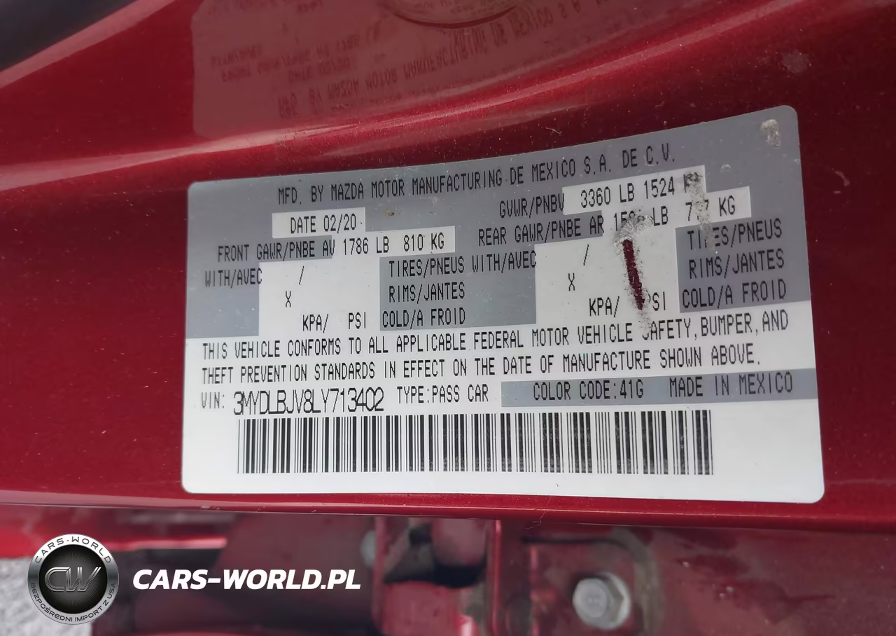 2020 Toyota Yaris Le VIN:3MYDLBJV8LY713402 - 9