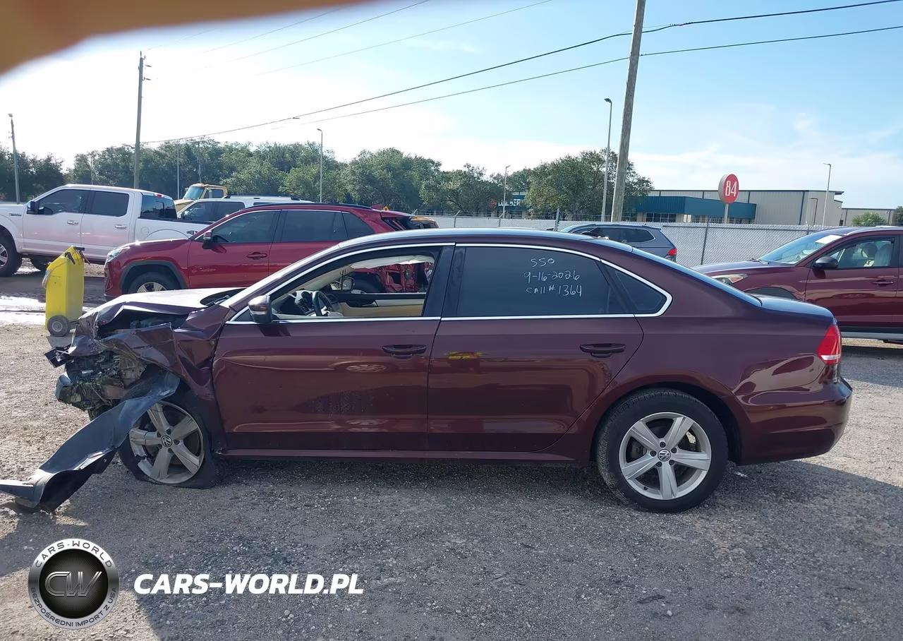 2013 Volkswagen Passat 2.5L Se VIN:1VWBP7A32DC136069 - 15