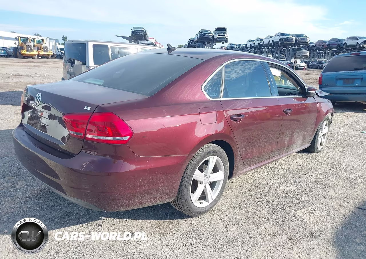 2013 Volkswagen Passat 2.5L Se VIN:1VWBP7A32DC136069 - 4