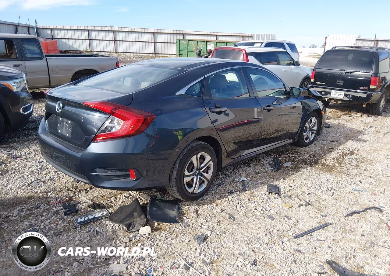 2017 Honda Civic Lx VIN:19XFC2F50HE012796 - 4