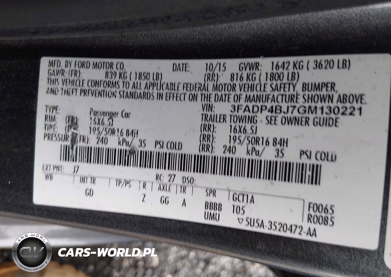 2016 Ford Fiesta Se VIN:3FADP4BJ7GM130221 - 9