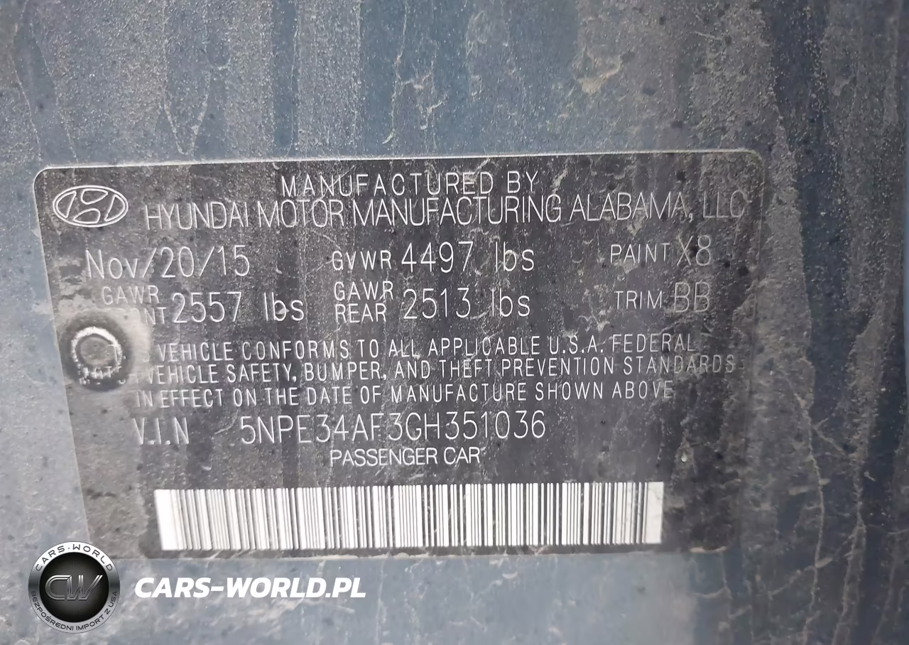2016 Hyundai Sonata 2.4L Sport VIN:5NPE34AF3GH351036 - 9