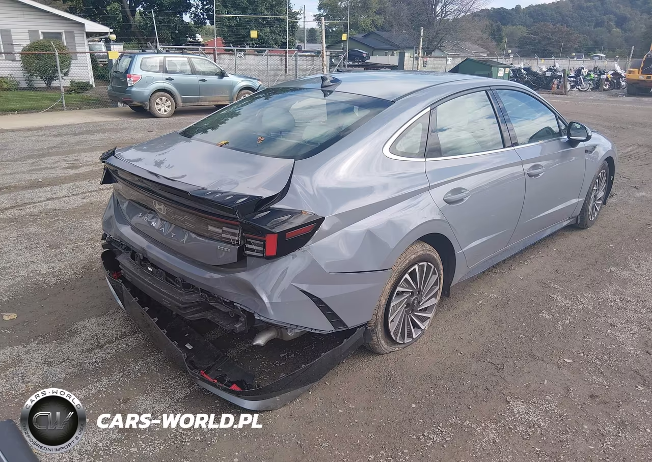 2025 Hyundai Sonata Hybrid Sel VIN:KMHL34JJ2SA123634 - 4