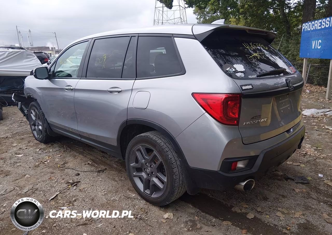 2022 Honda Passport Ex-L VIN:5FNYF7H52NB003131 - 3