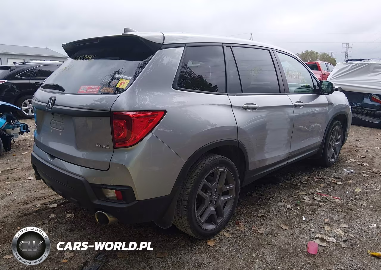 2022 Honda Passport Ex-L VIN:5FNYF7H52NB003131 - 4