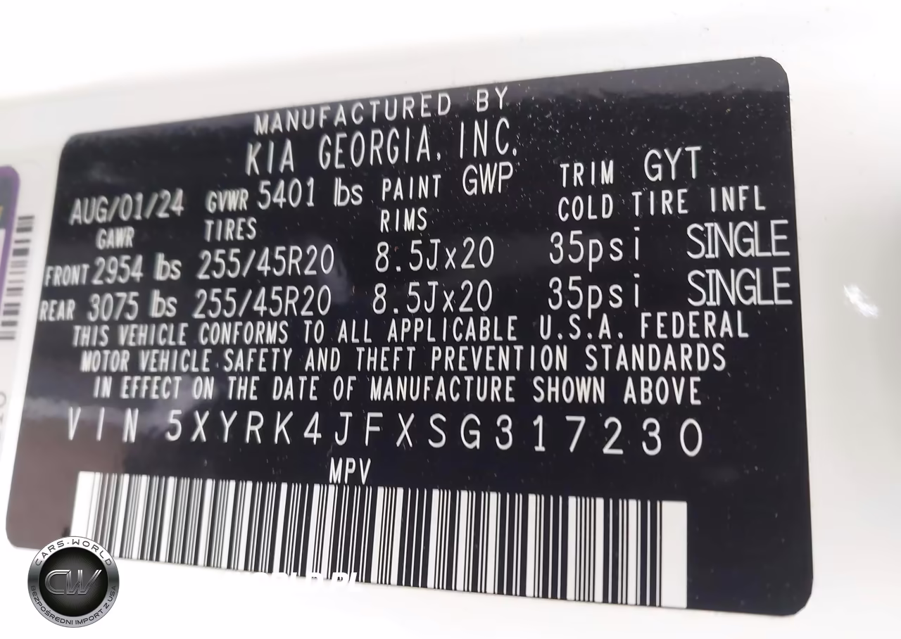 2025 Kia Sorento Sx VIN:5XYRK4JFXSG317230 - 9