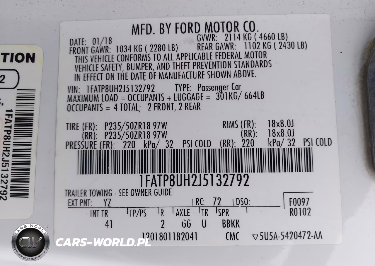 2018 Ford Mustang Ecoboost Premium VIN:1FATP8UH2J5132792 - 9