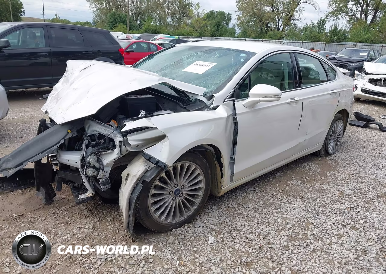 2016 Ford Fusion Titanium VIN:3FA6P0K91GR124571 - 2