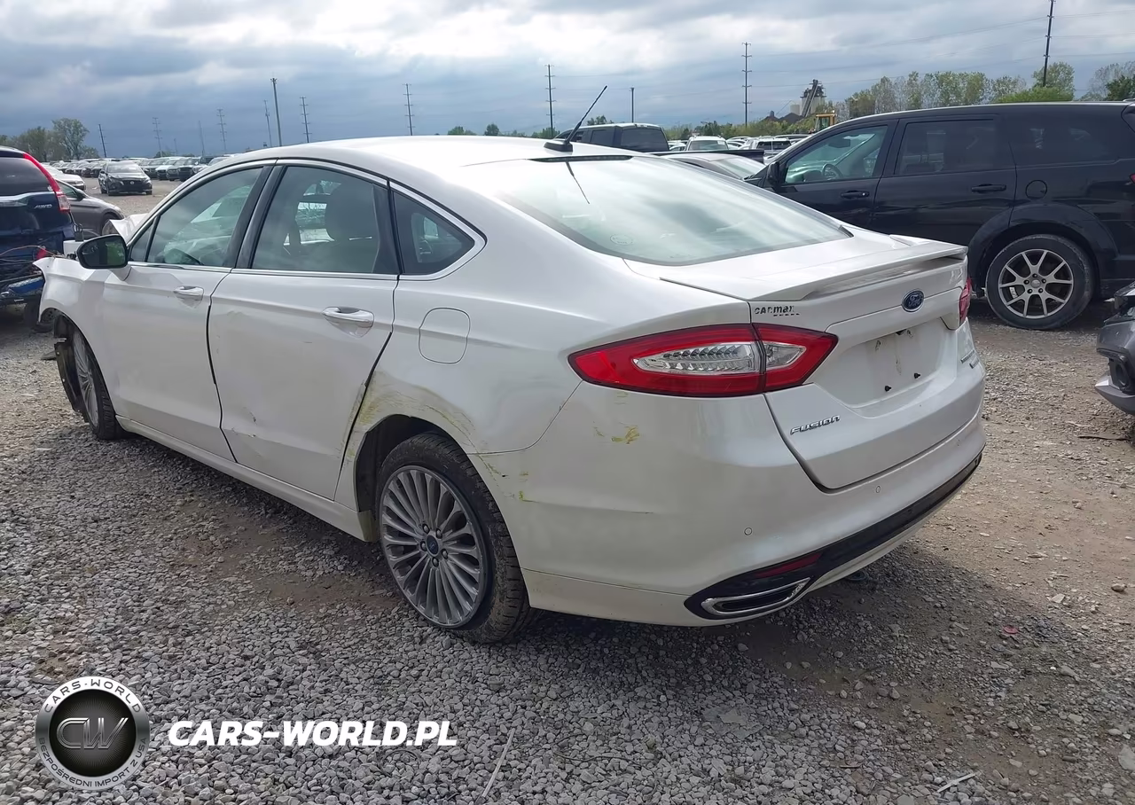 2016 Ford Fusion Titanium VIN:3FA6P0K91GR124571 - 3