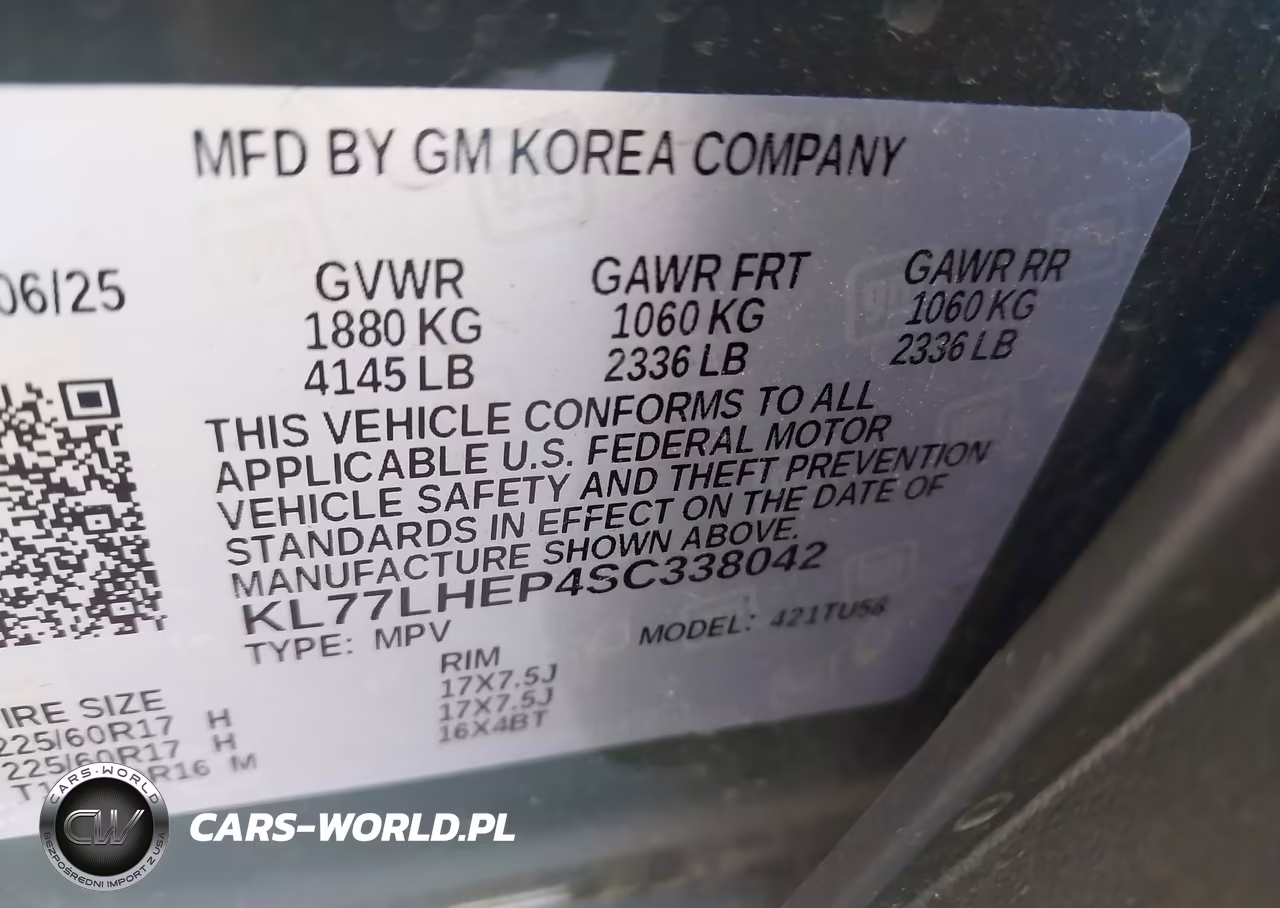 2025 Chevrolet Trax Fwd Lt VIN:KL77LHEP4SC338042 - 9
