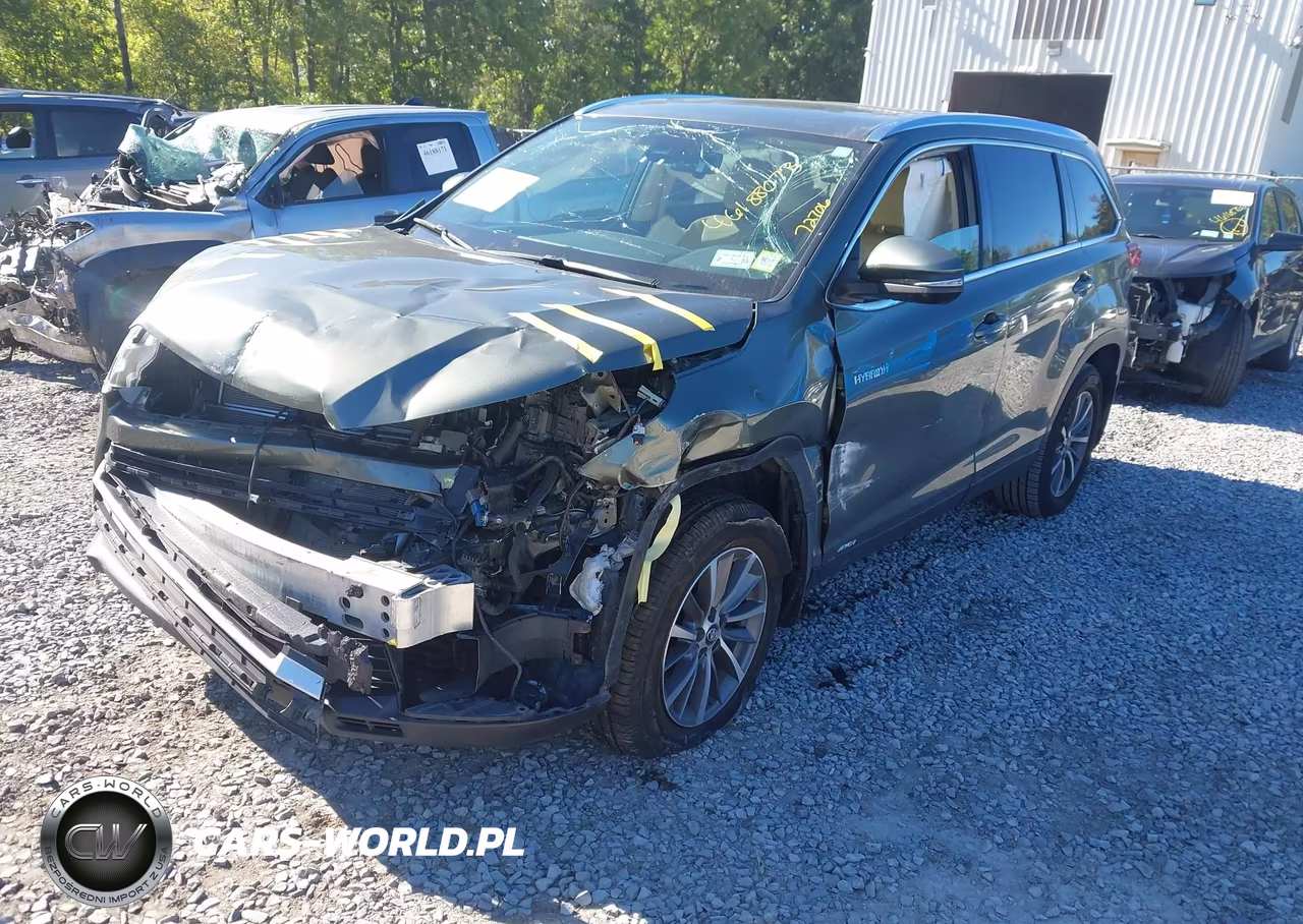 2019 Toyota Highlander Hybrid Xle VIN:5TDJGRFH4KS064611 - 2