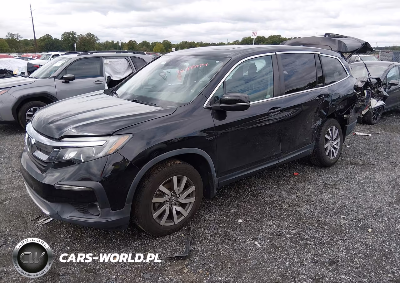 2021 Honda Piloto 2Wd Ex-L VIN:5FNYF5H50MB030704 - 2