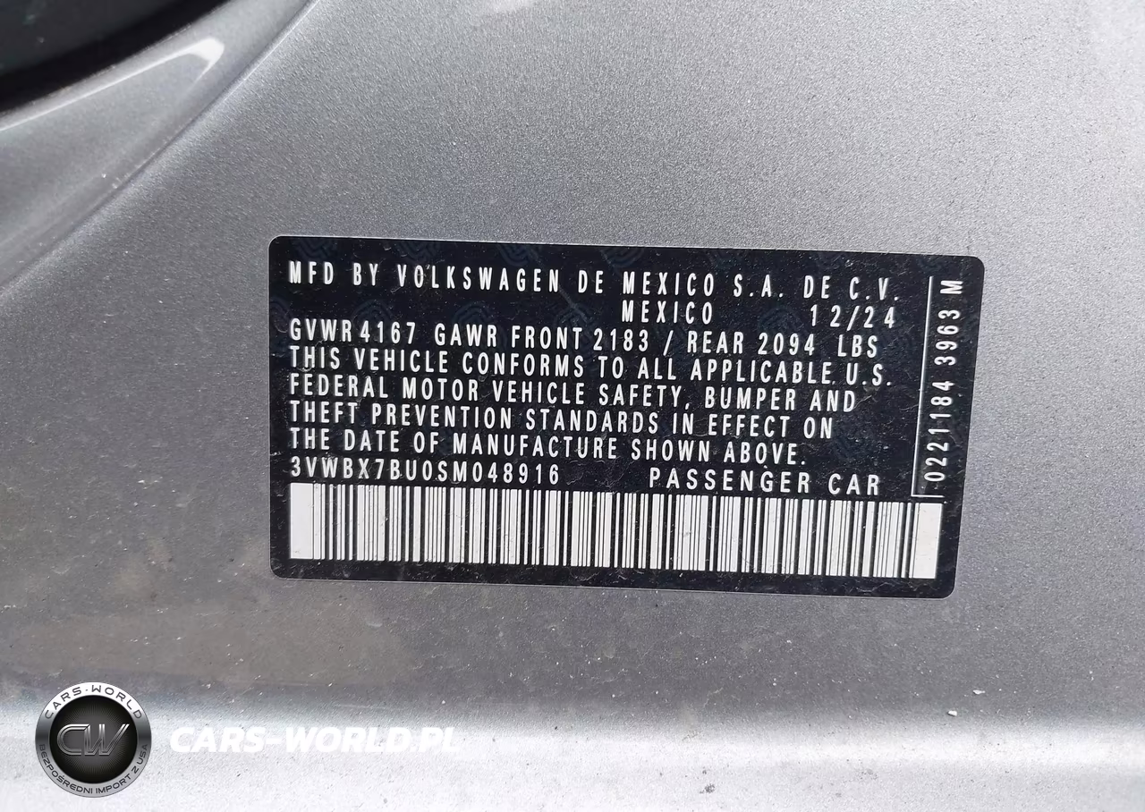 2025 Volkswagen Jetta 1.5T Sport VIN:3VWBX7BU0SM048916 - 9