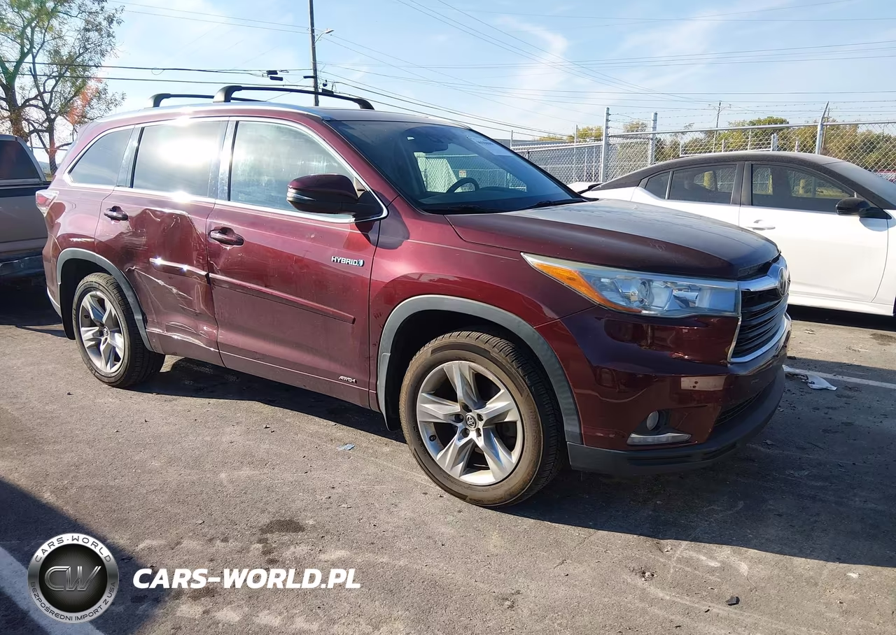 2016 Toyota Highlander Hybrid Limited Platinum – zdjęcie 1 z 16