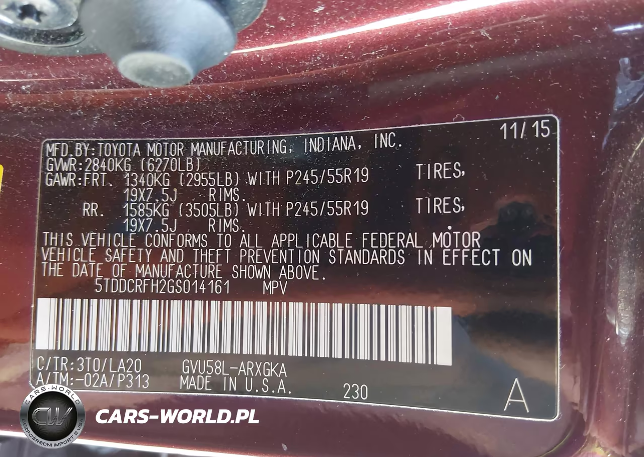 2016 Toyota Highlander Hybrid Limited Platinum VIN:5TDDCRFH2GS014161 - 9