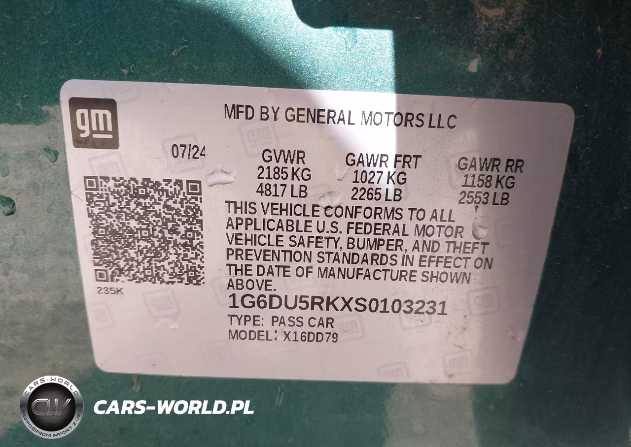 2025 Cadillac Ct5 Sport Rwd VIN:1G6DU5RKXS0103231 - 9
