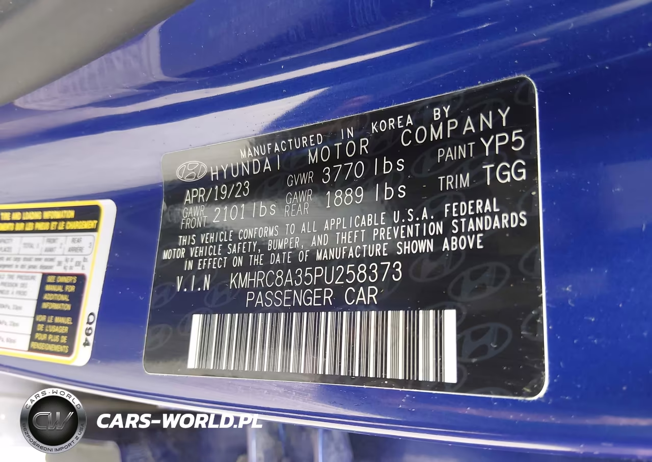 2023 Hyundai Venue Sel VIN:KMHRC8A35PU258373 - 9