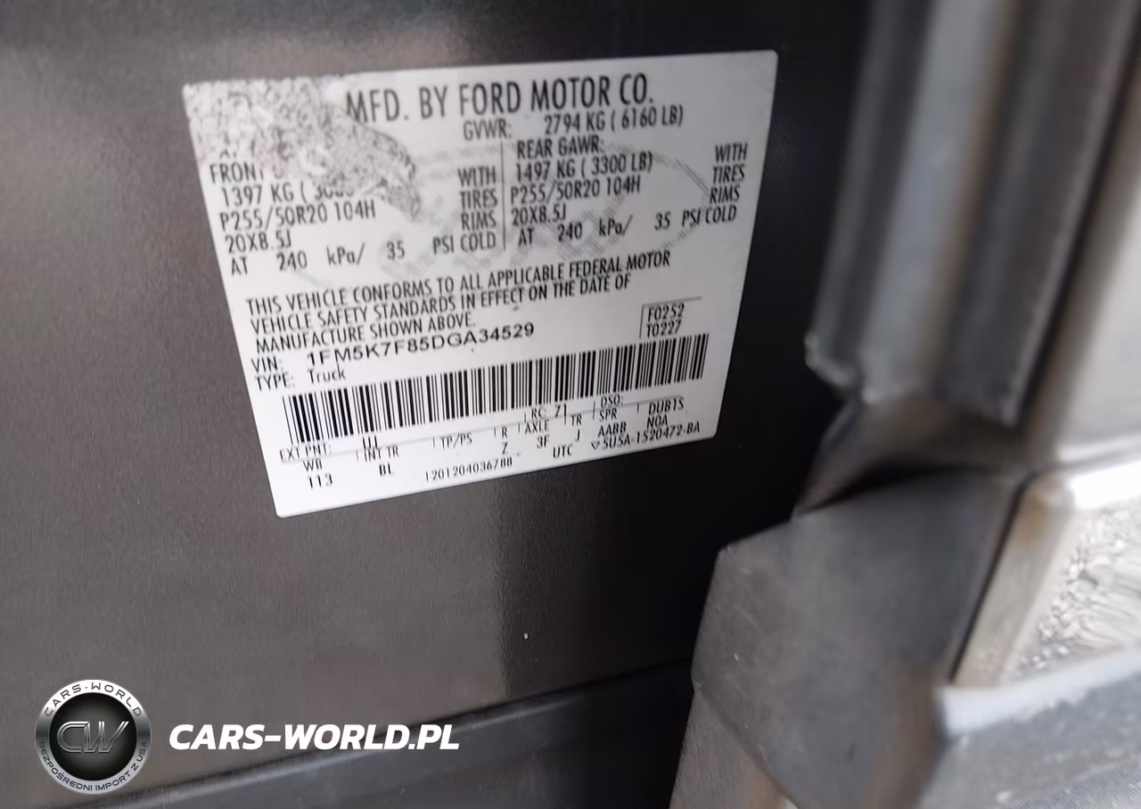 2013 Ford Explorer Limited VIN:1FM5K7F85DGA34529 - 9