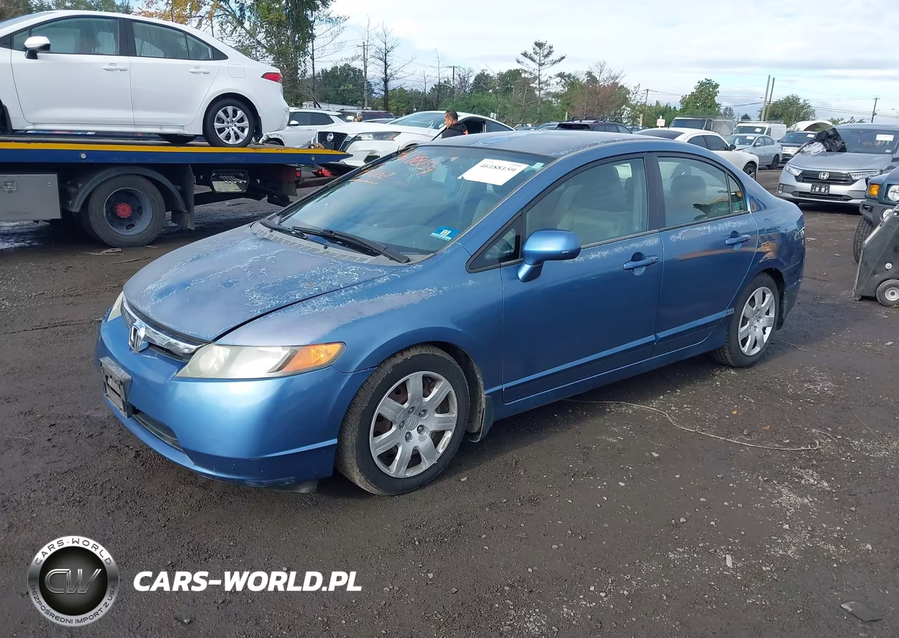 2006 Honda Civic Sdn Lx VIN:2HGFA16506H500875 - 2