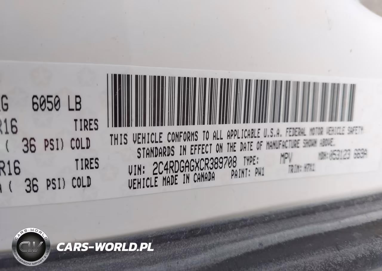 2012 Ram Cargo C-V VIN:2C4RDGAGXCR389708 - 9