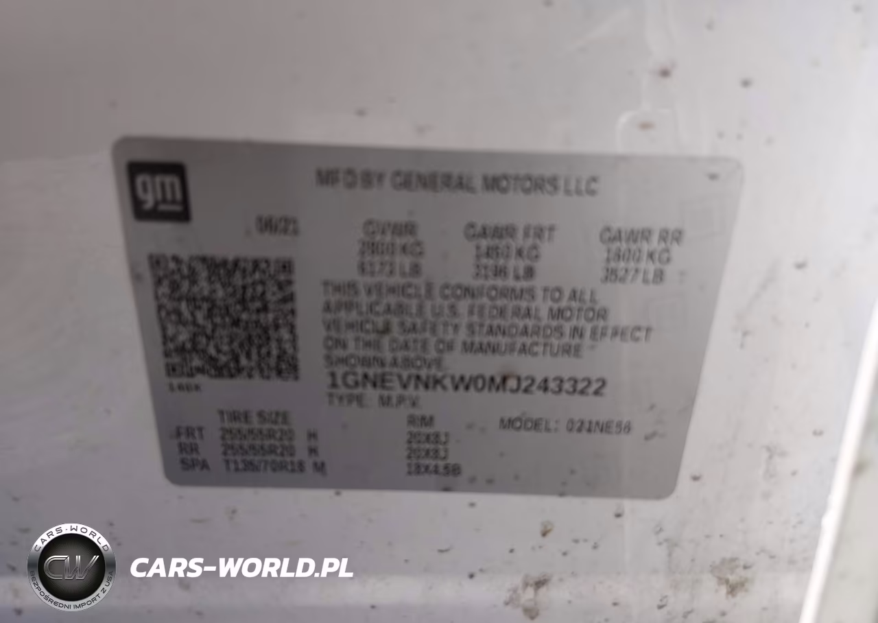 2021 Chevrolet Traverse Awd High Country VIN:1GNEVNKW0MJ243322 - 9