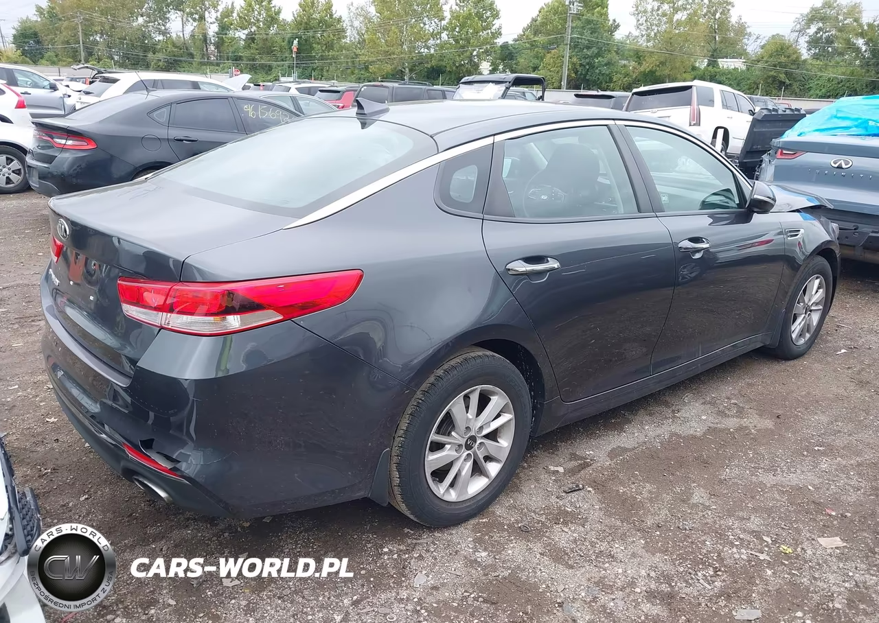 2017 Kia Optima Lx VIN:5XXGT4L36HG151826 - 4