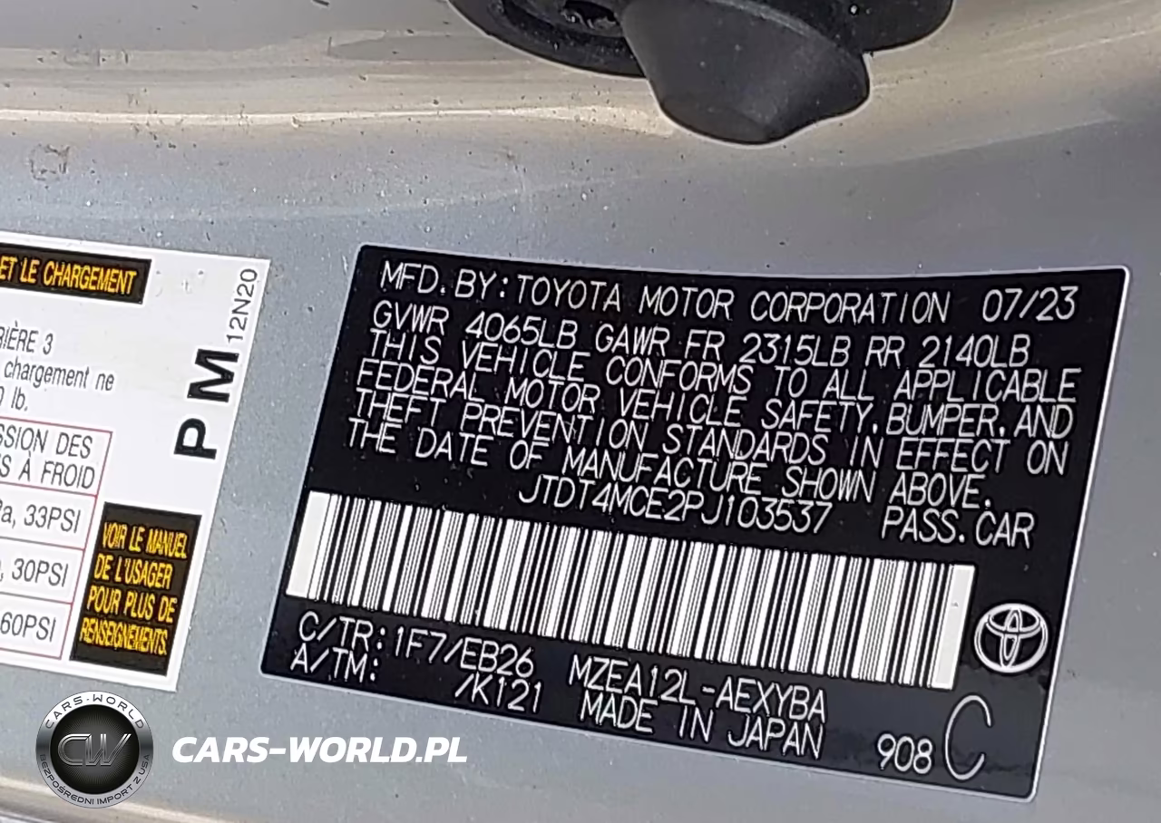 2023 Toyota Corolla Xse VIN:JTDT4MCE2PJ103537 - 9
